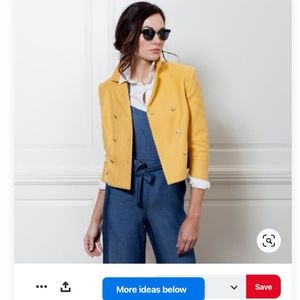 Audrey Jacket in Marigold (Two Penny Blue)